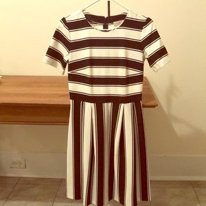 Loft stripped dress